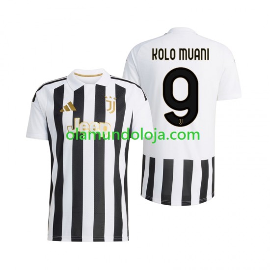 Camisola Juventus Randal Kolo Muani 9 Homem Equipamento Primeiro 2026-2027 Manga Curta